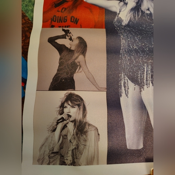 Colorful Collage Poster Of Taylor Swift - Picture 3 of 4